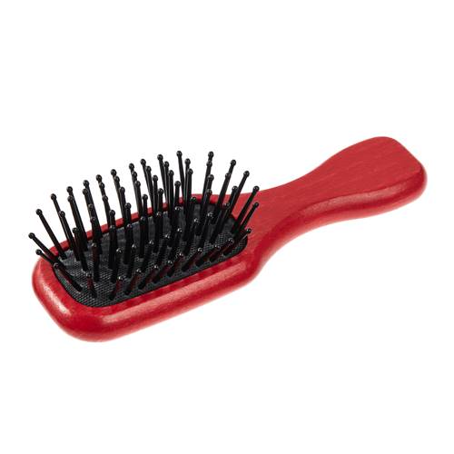 BROSSE HETRE PNEUMATIQUE PETIT MODELE PICOTS BOULES 7 RANGS - ROUGE