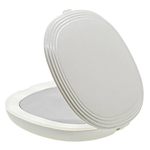 Miroir de Sac Lumineux Blanc Nacré – x5