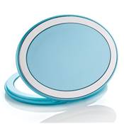 Miroir de Sac Ovale Bleu