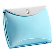 Miroir de Sac Enveloppe Bleu Mtal Swarovski - X3