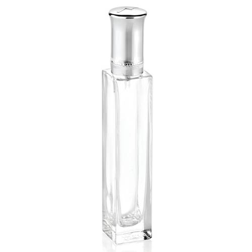 Vaporisateur en Colonne en Verre avec son Capuchon Argenté - 50 ML